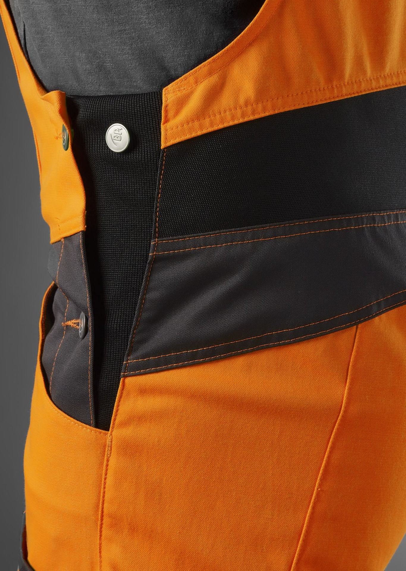BP® Warnschutz-Stretch-Latzhose mit Knietaschen
