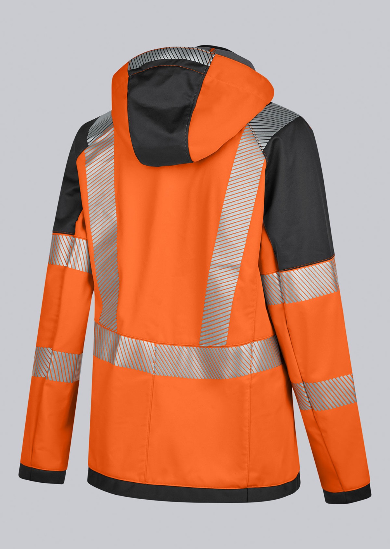 BP® Warnschutz-Stretch-Softshelljacke für Damen