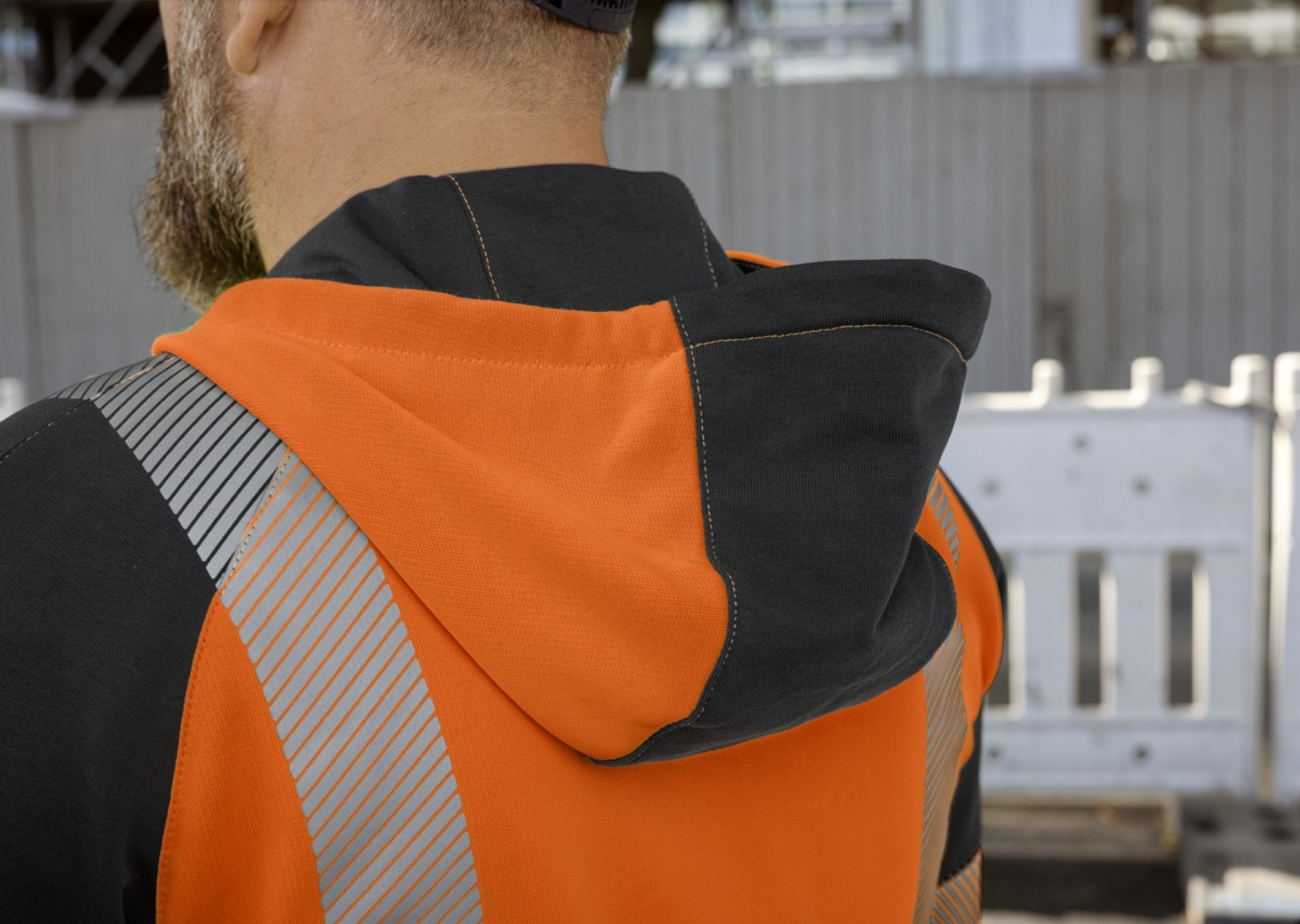 BP® Warnschutz-Sweatjacke mit Kapuze