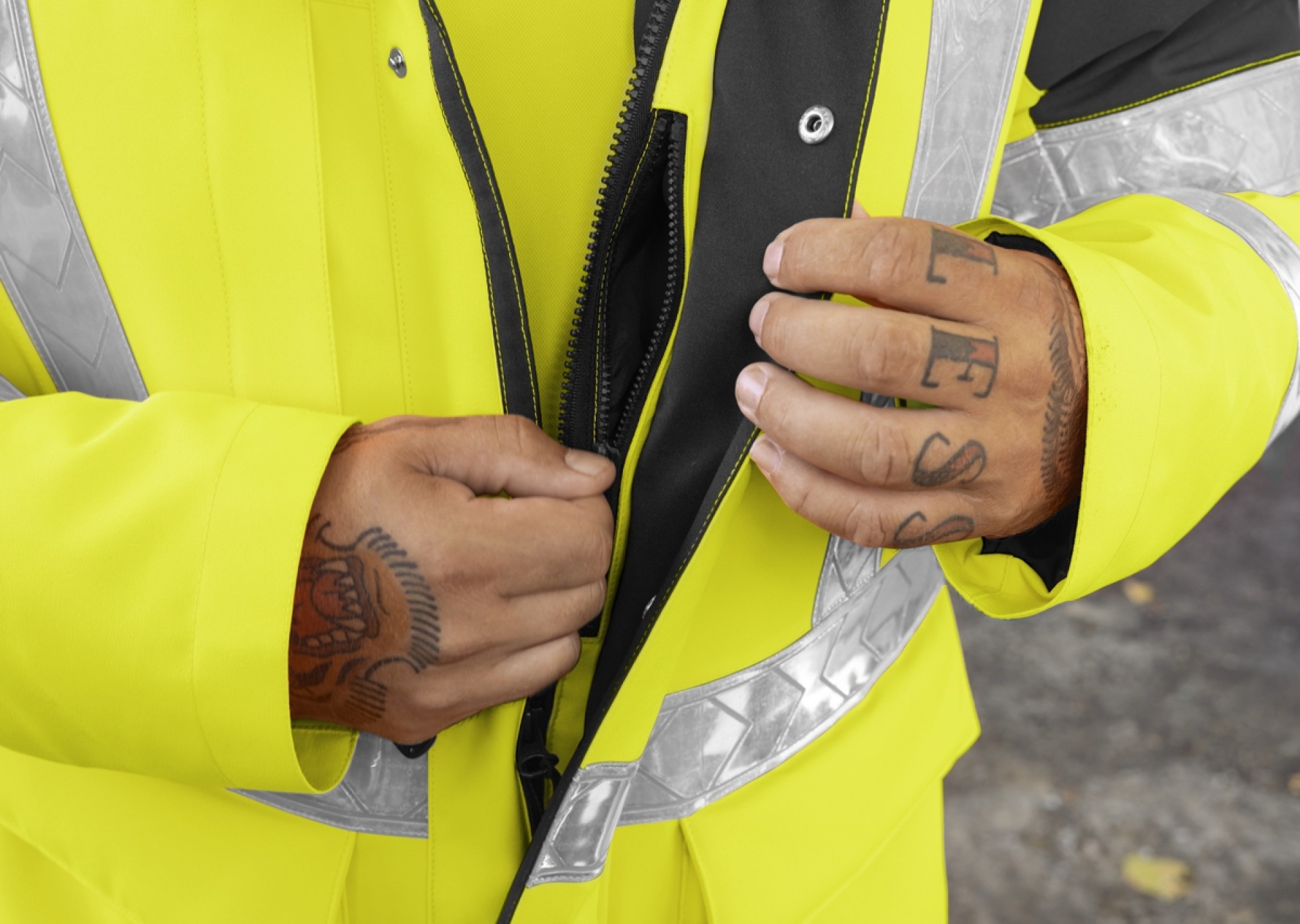 BP® Warnschutz-Winterjacke