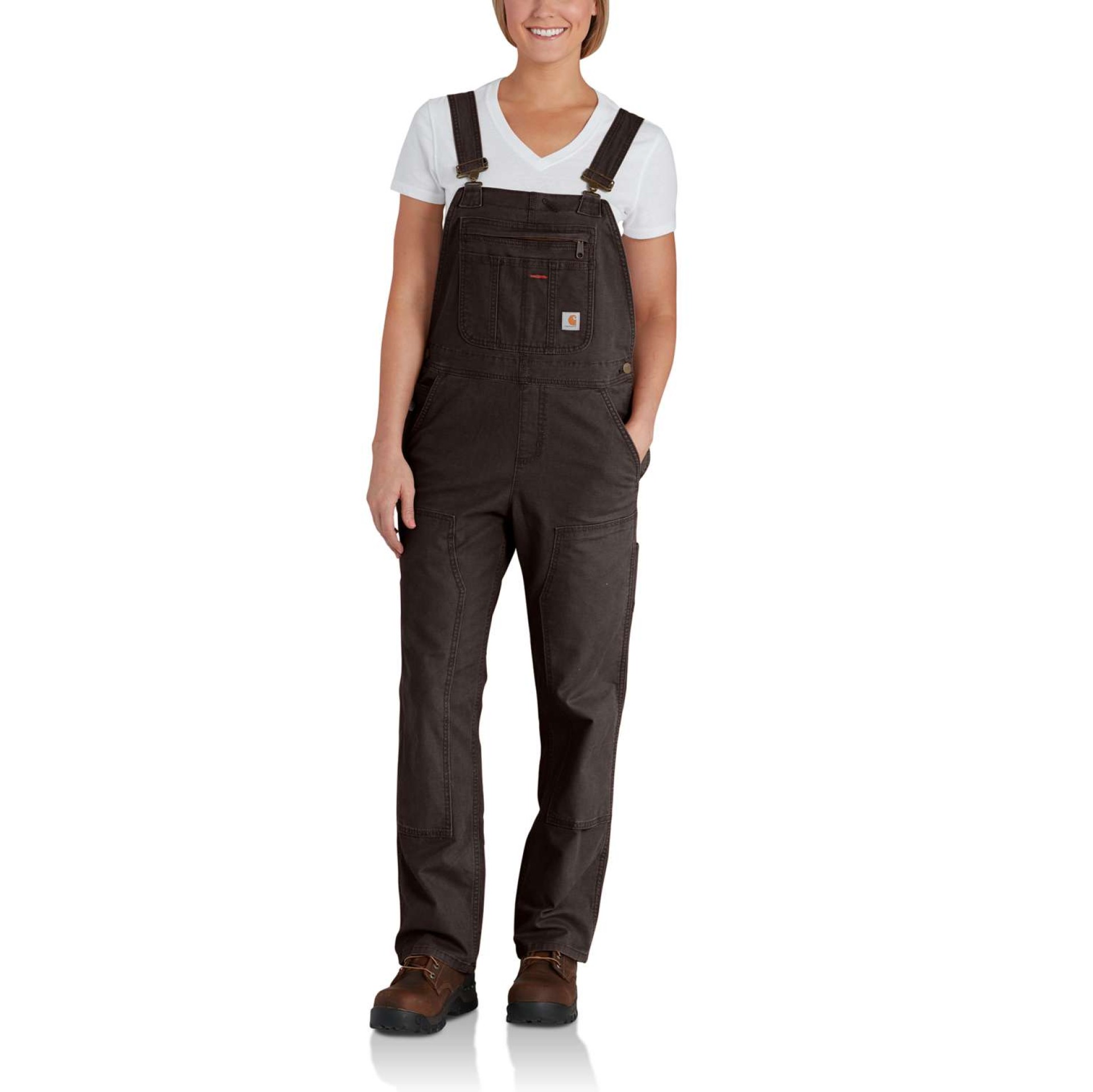 Rugged Flex™ Loose Fit Canvas Bib Overall