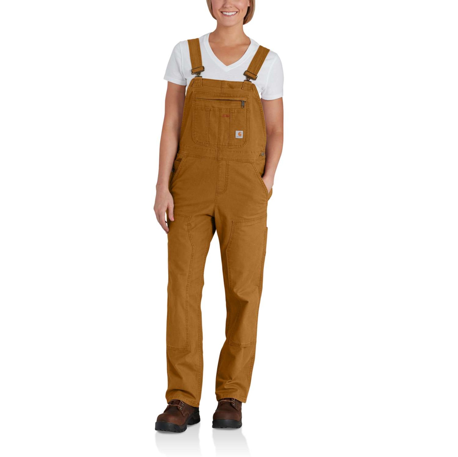Rugged Flex™ Loose Fit Canvas Bib Overall