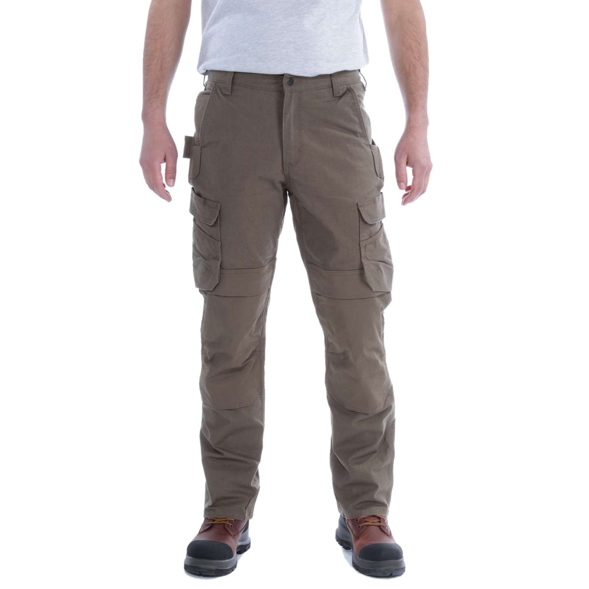 Relaxed Straight Steel Double Front Cargo Pant