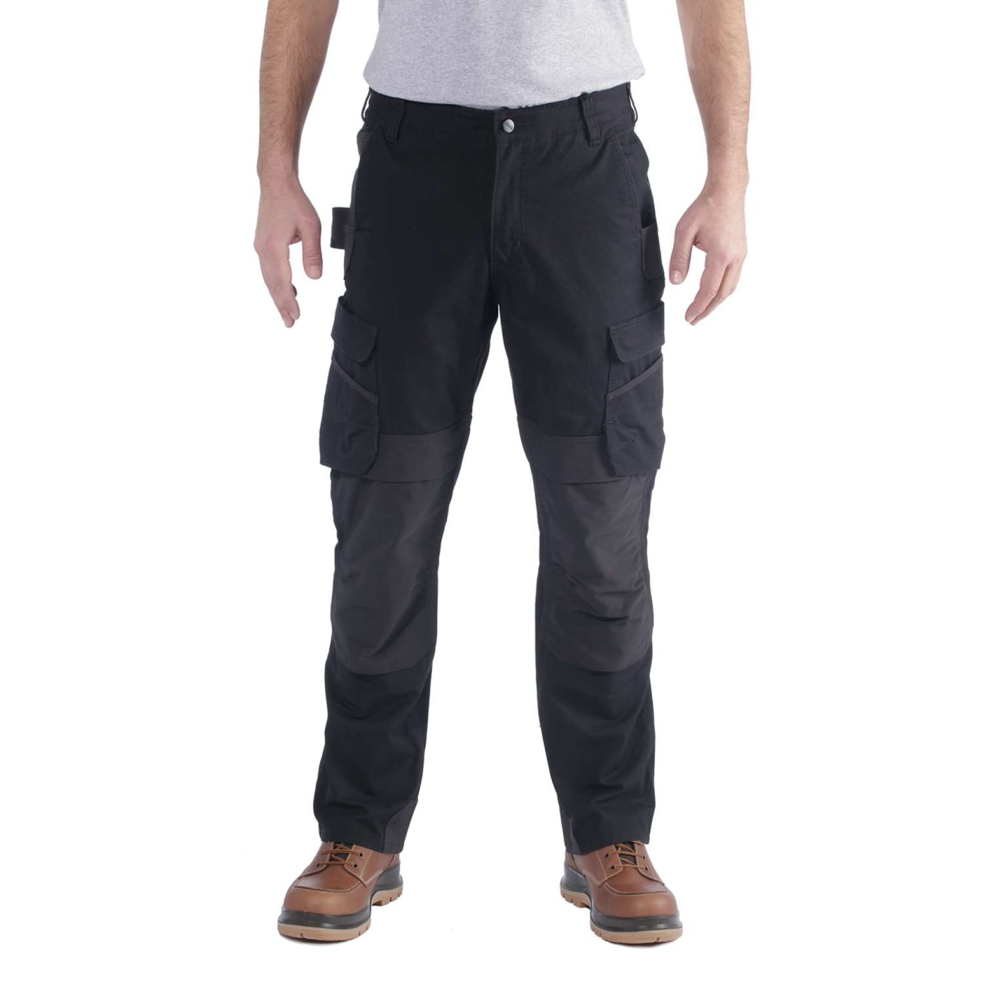 Relaxed Straight Steel Double Front Cargo Pant
