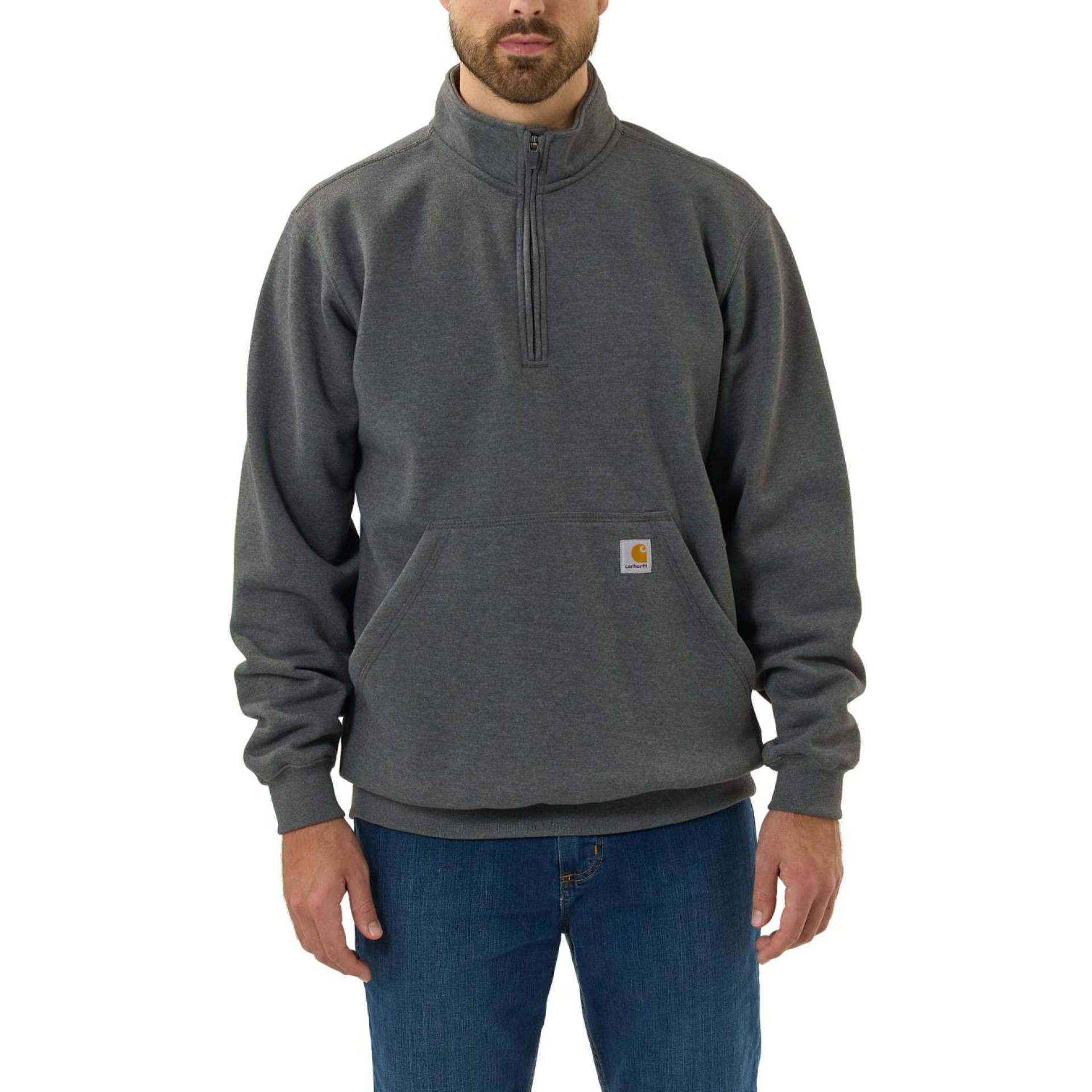 Marquette 1/4-Zip Mock-Neck Sweatshirt