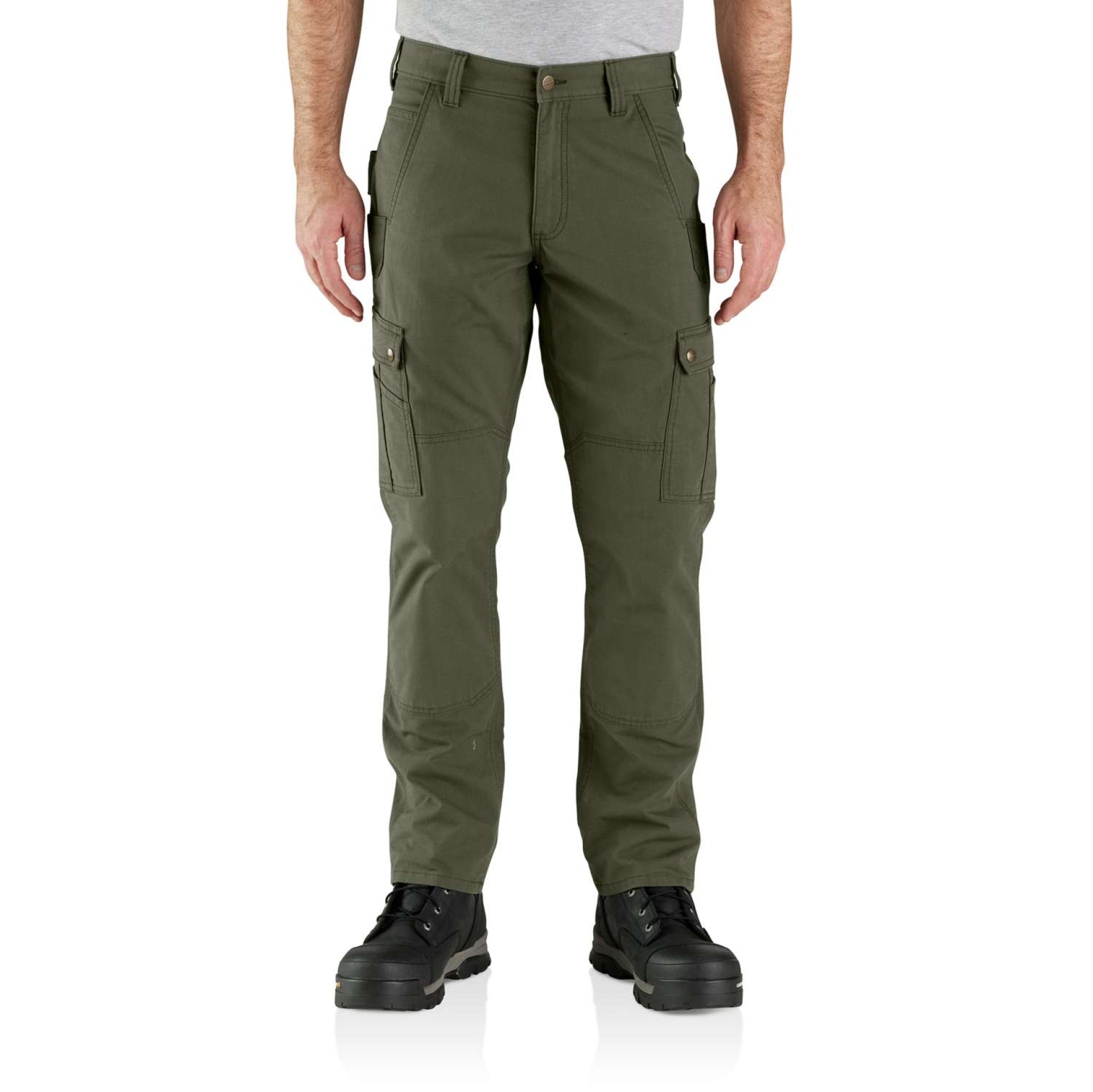 Relaxed Straight Ripstop Double Front Cargo Pant