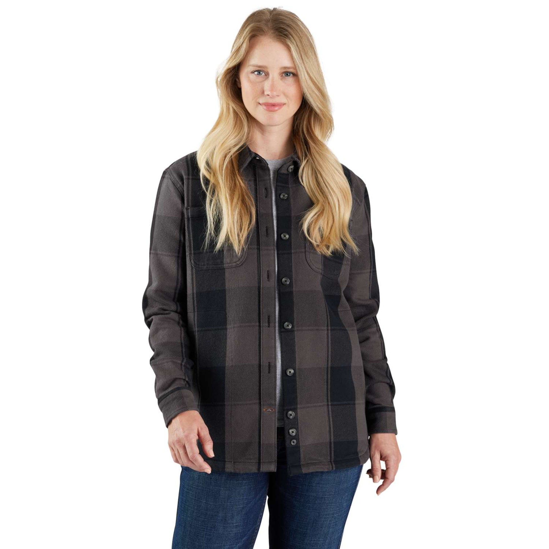 Loose Fit Twill Shirt Jac