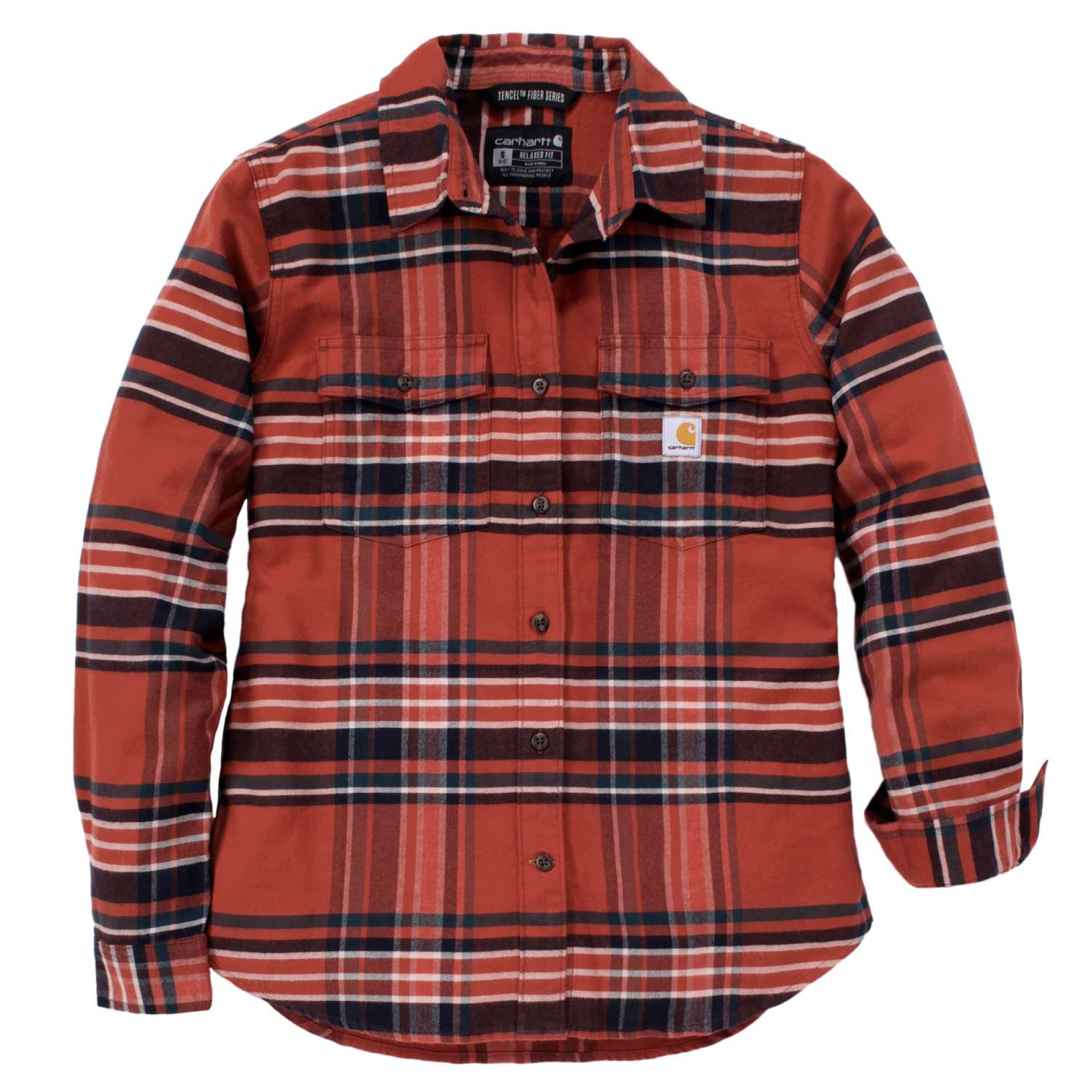 TENCEL™ Fiber Series Relaxed Fit Long-Sleeve Flannel Shirt