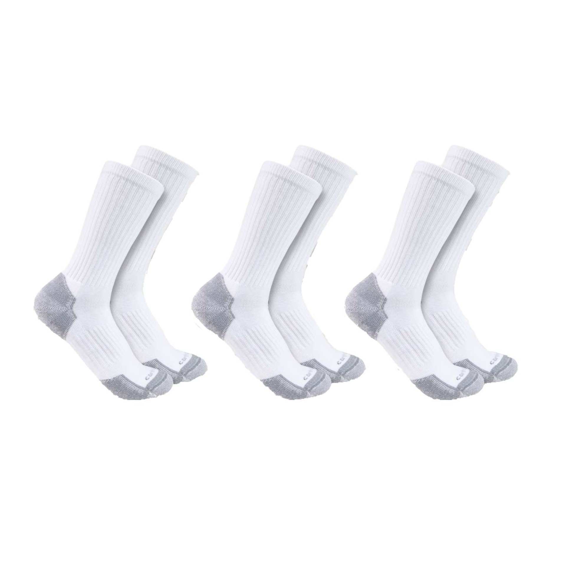 Midweight Cotton Blend Crew Sock 3 Pair