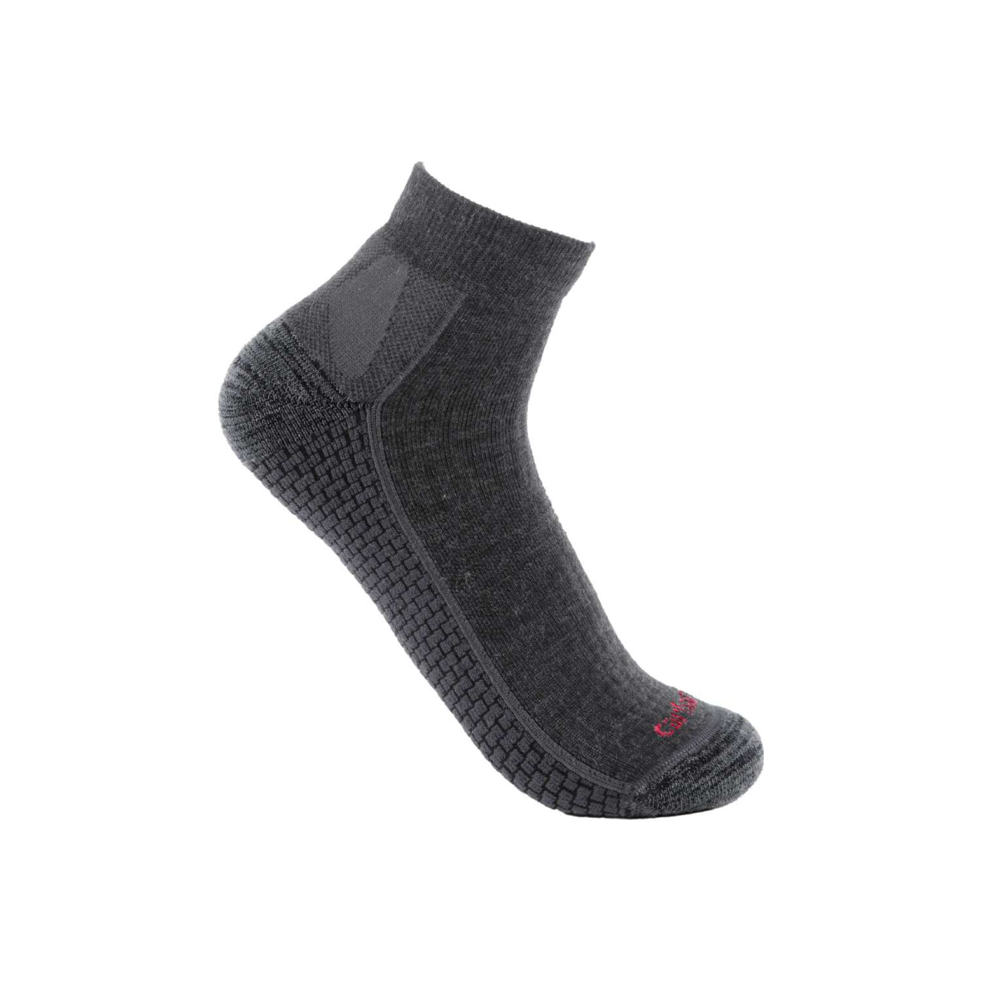 Force Grid Midweight Synthetic-Merino Wool Blend Quarter Sock