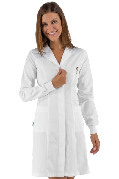 Weiss Valencia Damen Kittel SLIM - Isacco