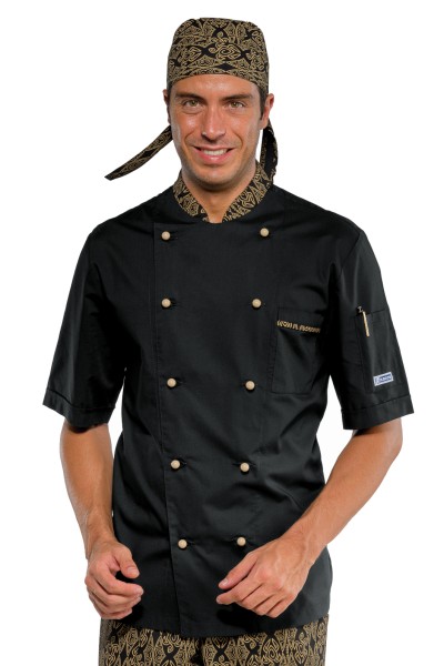 Zweifarbige Kochjacke - Isacco