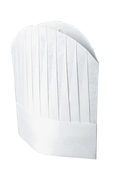 Packung Kochmuetze aus Vliesstoff 29 cm (10 Stk)