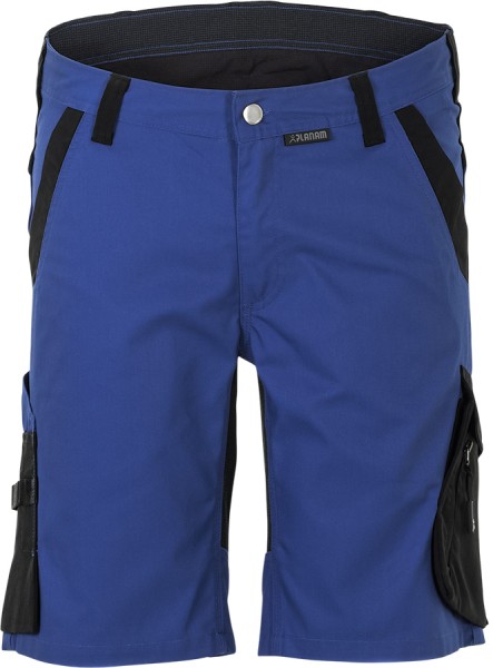 PLANAM Herren Shorts Norit blau/schwarz, elastischer Bund, viele Taschen