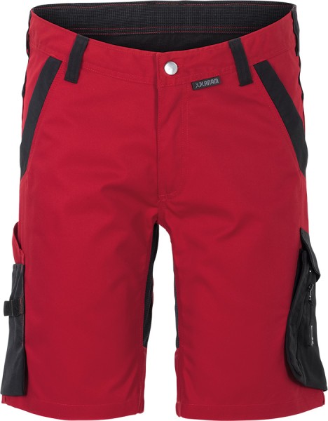 PLANAM Herren Shorts Norit rot-schwarz elastischer Bund leicht