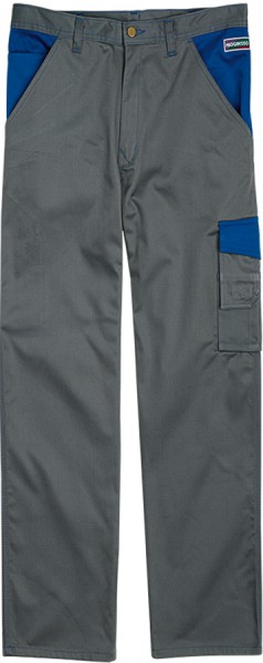 PROGRESSO Berufshose ECO grau-blau, verstärktes Mischgewebe