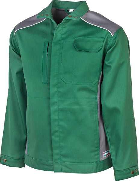 Profi Bundjacke PROGRESSO Stretch, robust grün-grau, multifunktional