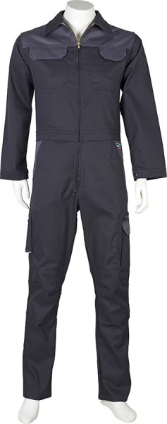 Profi-Stretchoverall PROGRESSO robust, grau mit vielen Taschen