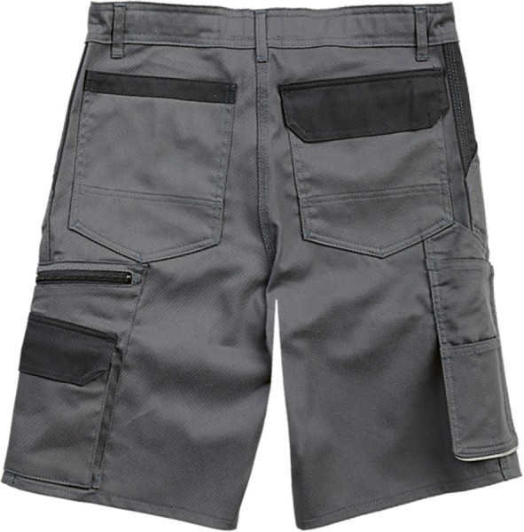 PROGRESSO Arbeits-Shorts Stretch grau, verstärkt, viele Taschen