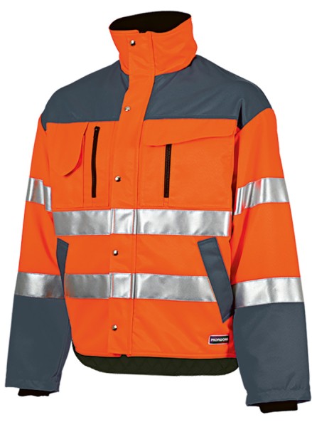 PROFIWORK Winter-Warnschutzjacke INVERNO Reflex, wasserabweisend, leuchtorange