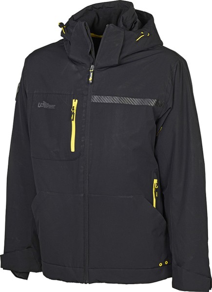 U-POWER Winterjacke WINK Schwarz-Gelb mit Graphenfüllung