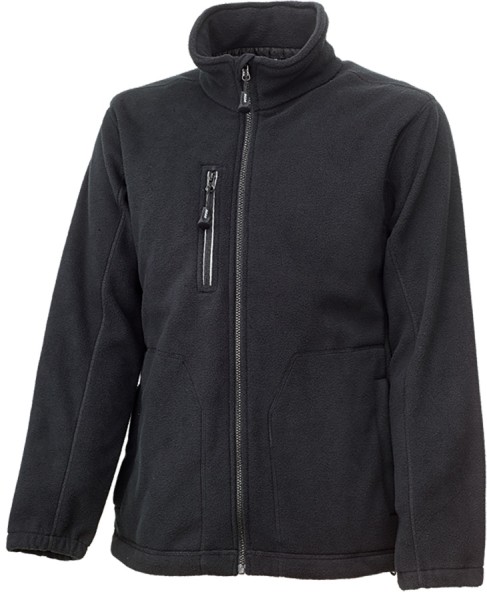 SIOEN MERIDA Fleecejacke schwarz, winddicht, mit Taschen