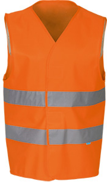Sioen ELBA Warnweste leuchtorange mit Reflexstreifen Polyester-Mesh