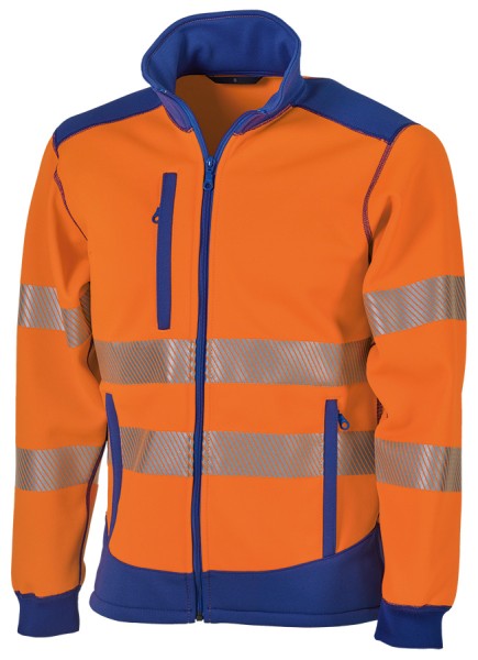 HUSKY Warnschutzjacke II leuchtorange/blau, warm, reflektierend
