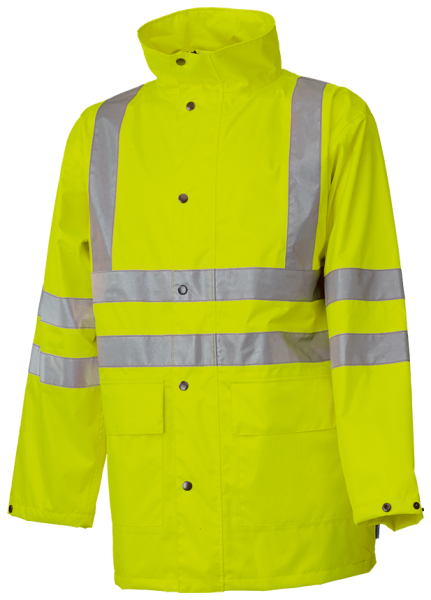 Leichte Leuchtgelbe Warnschutz-Regenjacke SIOEN Monoco