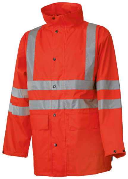 Leichte Warnschutz-Regenjacke SIOEN MONOCO in leuchtrot