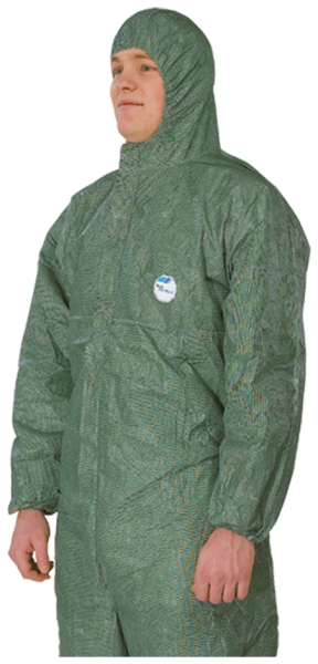Chemieschutzanzug TYVEK 500 XPERT grün, antistatisch, Typ 5/6