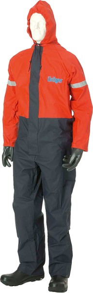 Dräger Schutzanzug SPC 2400 rot/blau, Typ 4-6, flexibel, atmungsaktiv