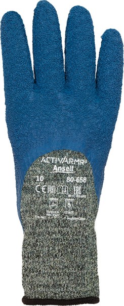 Ansell Schnittschutz Handschuhe, Glasfaser-Aramid, Latexbeschichtet, Grösse 10-11