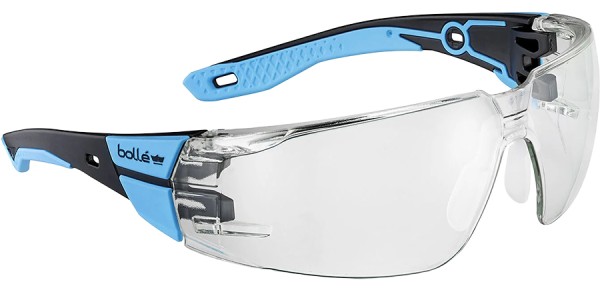 Leichte Schutzbrille BOLLÉ RUSH+ blau/schwarz, kratzfest