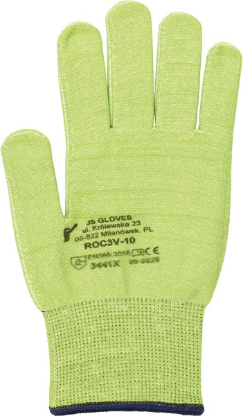 Schnittschutzhandschuhe JS ROC3V, glasfaserverstärkt, grün, unisex