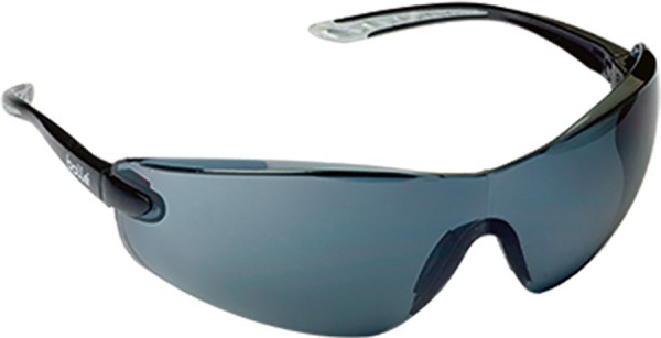 Ultraleichte Bollé Schutzbrille mit rauchgrauen Polycarbonatscheiben