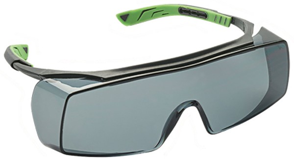Leichte UNIVET Schutzbrille mit rauchgrauem, kratzfestem Polycarbonat