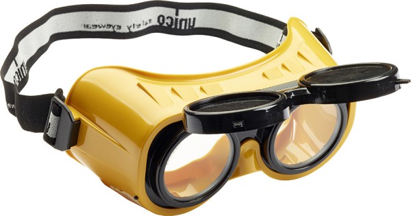 Aufklappbare UNICO Schweisser-Schutzbrille Typ II mit Schutzstufe 5