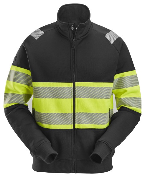 High-Vis, Jacke mit durchgehendem Reißverschluss, Warnschutzklasse 1