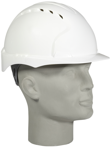 JSP HDPE Schutzhelm EVO 3 mit Drehverschluss, weiss, 380 g
