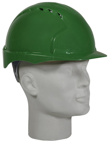 JSP Schutzhelm EVO 3 grün mit Drehverschluss aus HDPE