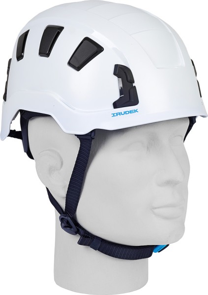IRUDEK OREKA II Vent Schutzhelm Weiss mit Belüftung & Kinnriemen