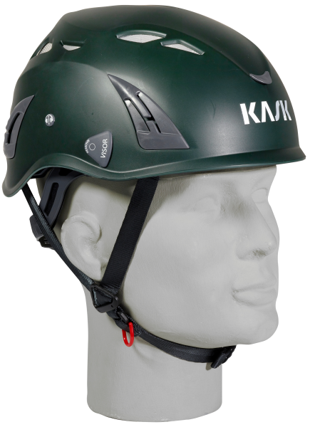 KASK SUPERPLASMA AQ Schutzhelm grün mit 4-Punkt Kinnriemen