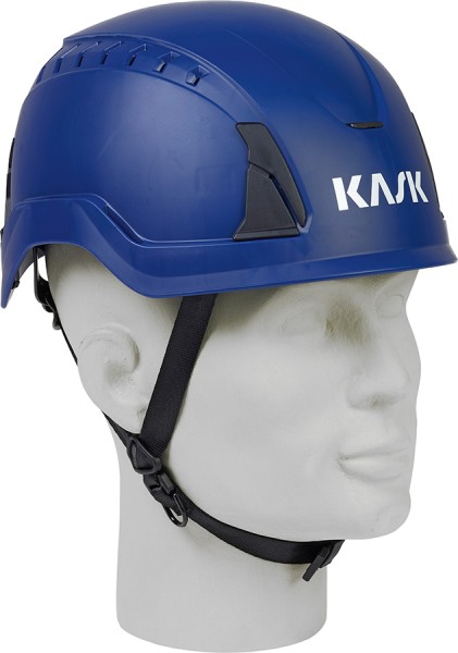 KASK PRIMERO AIR Schutzhelm blau mit Lüftung und Kinnriemen