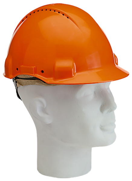 3M PELTOR G3000 Schutzhelm Orange mit Verstellbarem Innenband