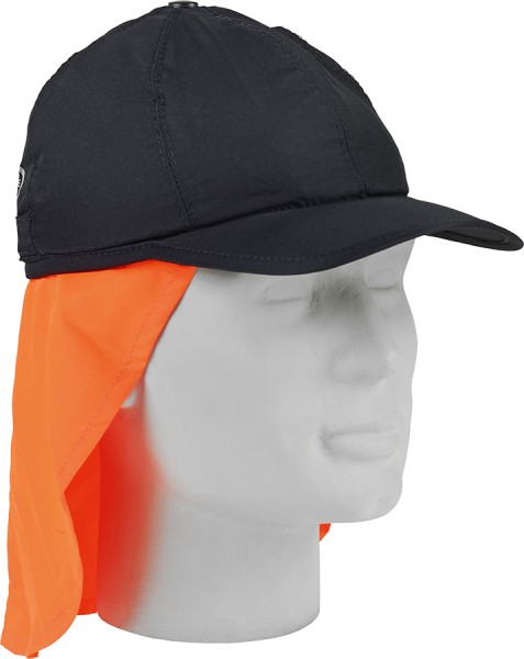 Kühlendes Basecap mit Nackenschutz und E.COOLINE-Technologie