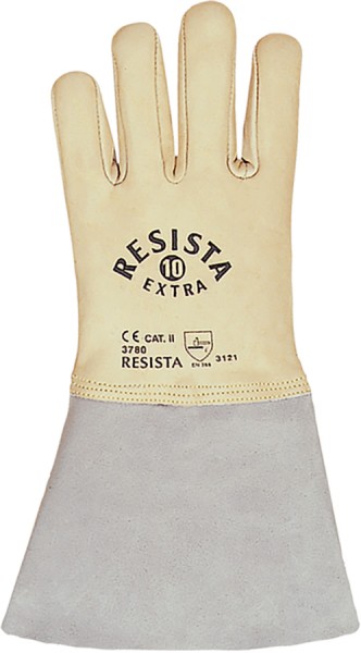 RESISTA Schweisshandschuhe aus weichem Rindnarbenleder, hitzebeständig, 35 cm