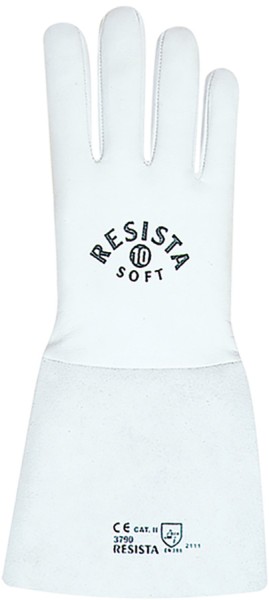 Weiche RESISTA Schweisserhandschuhe aus Ziegennappaleder 35 cm