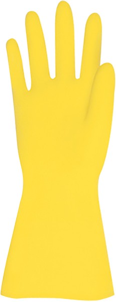 MAPA ALTO 258 Naturlatex Handschuhe, gelb, rutschsicher, velouriert, 32 cm