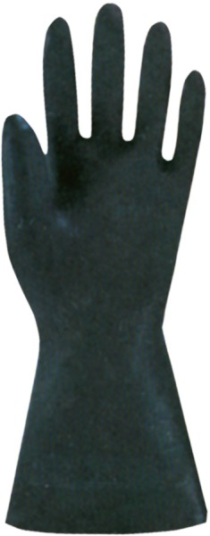 MAPA Neopren Schutzhandschuhe schwarz, rutschsicher, velouriert